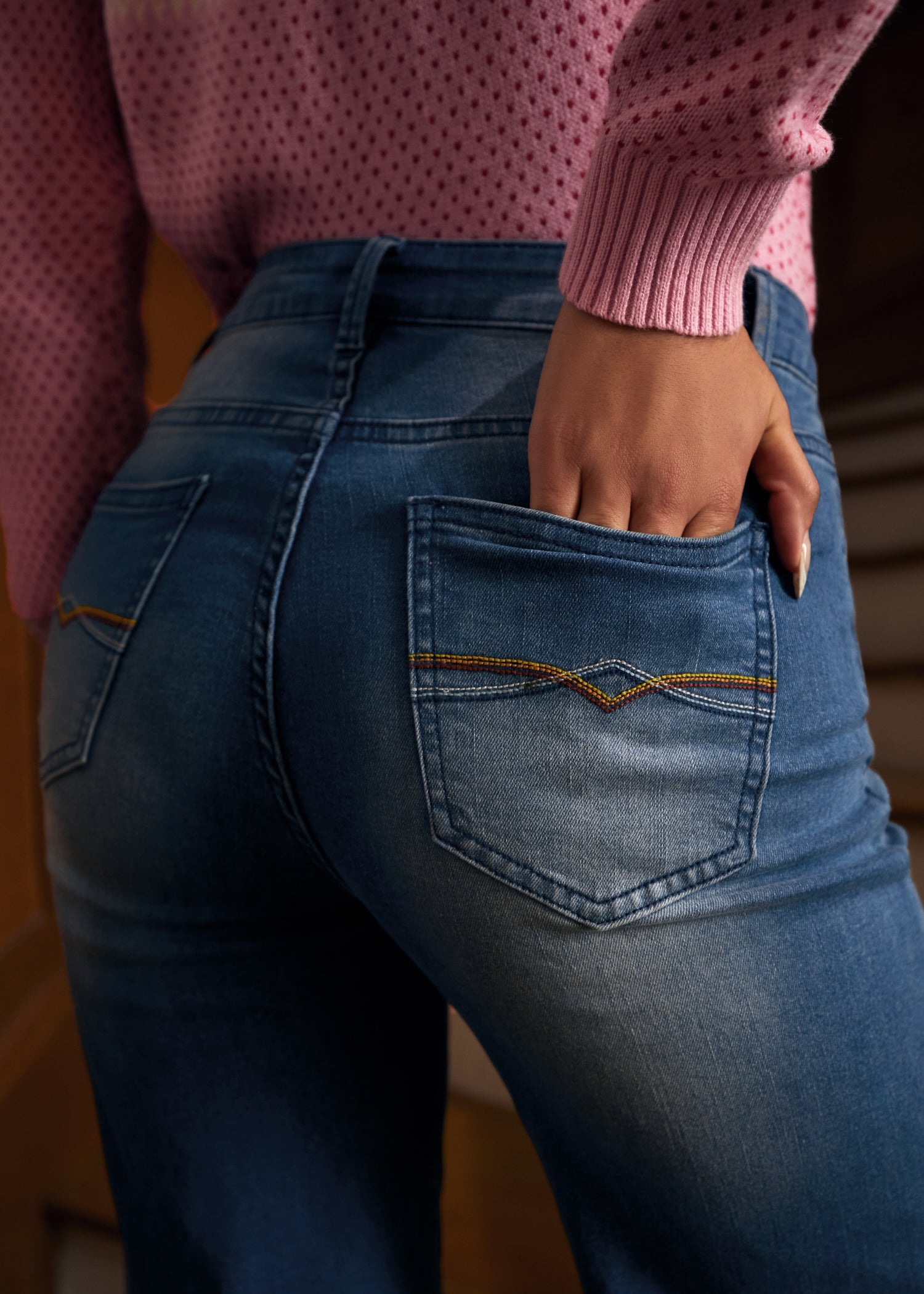 Luck of the Stylish Wide Leg Crop Jeans