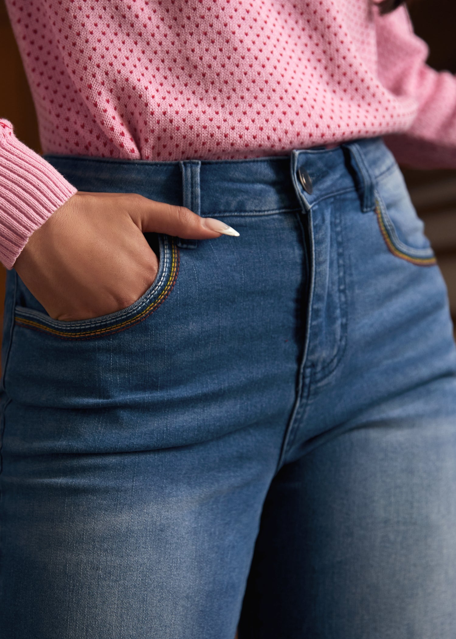 Luck of the Stylish Wide Leg Crop Jeans