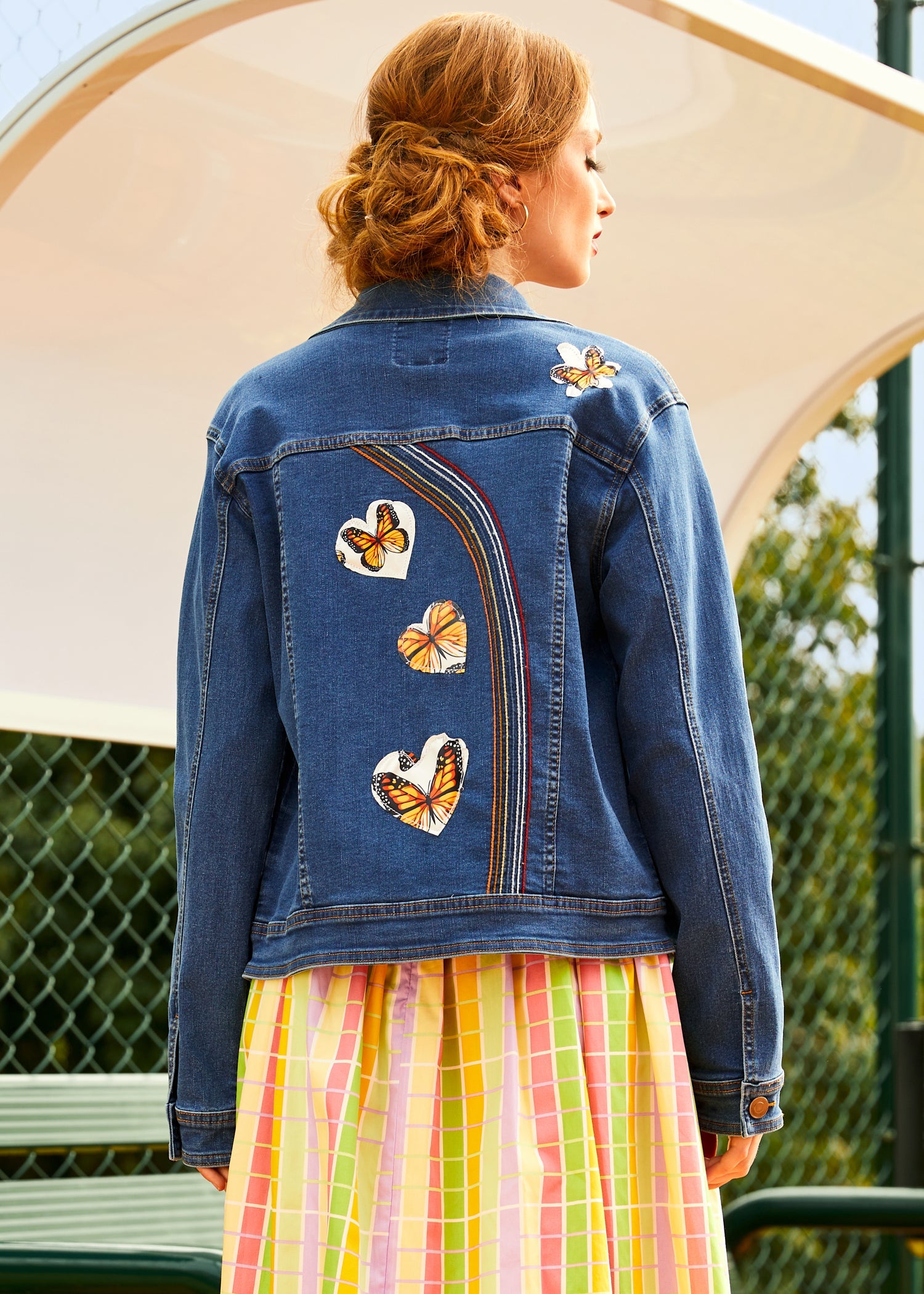 Over the Rainbow Denim Jacket