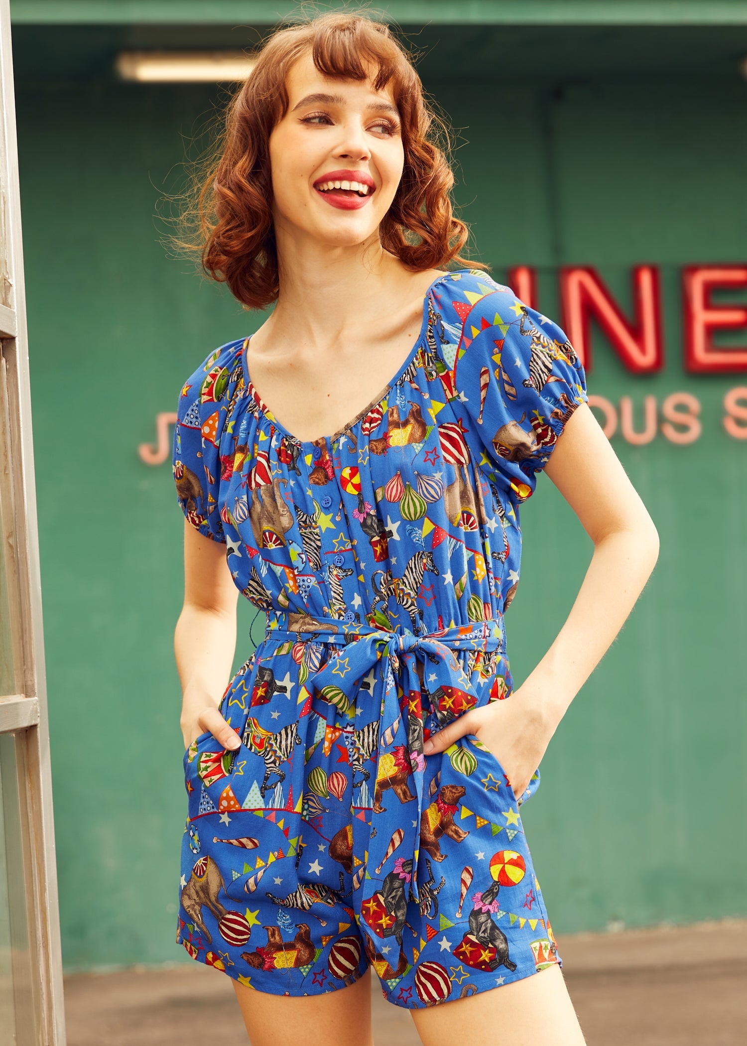 Easy Does It Button-Front Romper