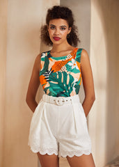 The High‑Waisted Honey Short