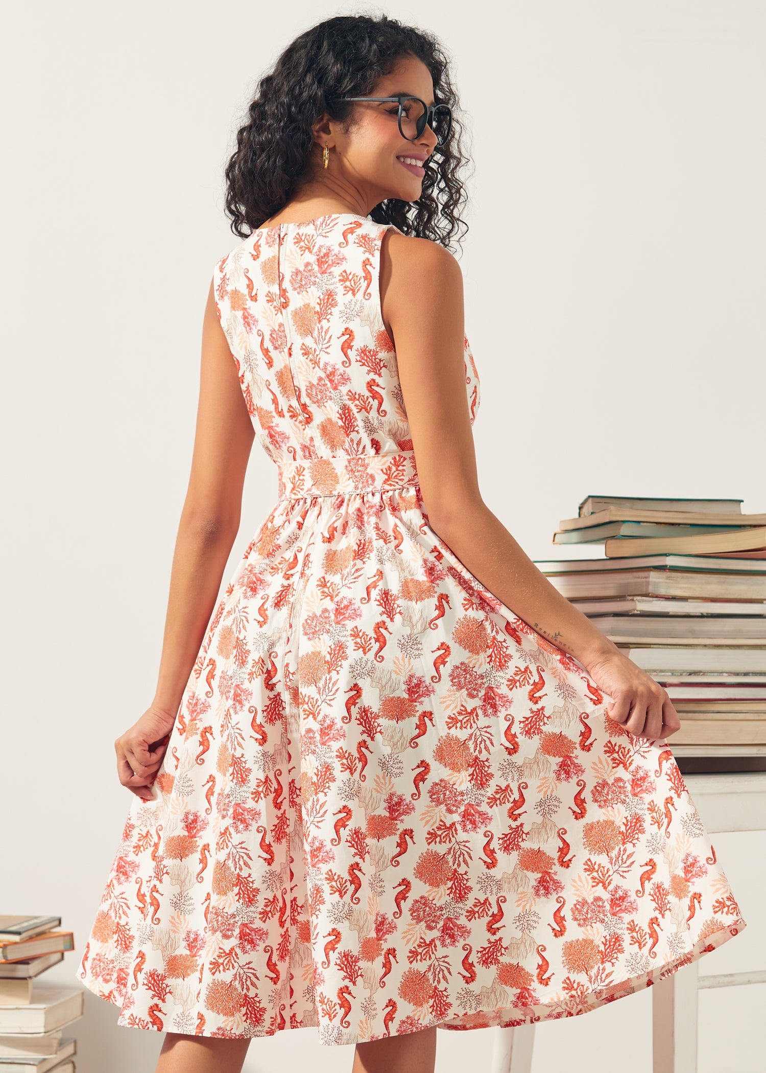 Instant Energy Faux-Wrap Dress