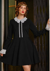Midnight Manor Fit & Flare Dress