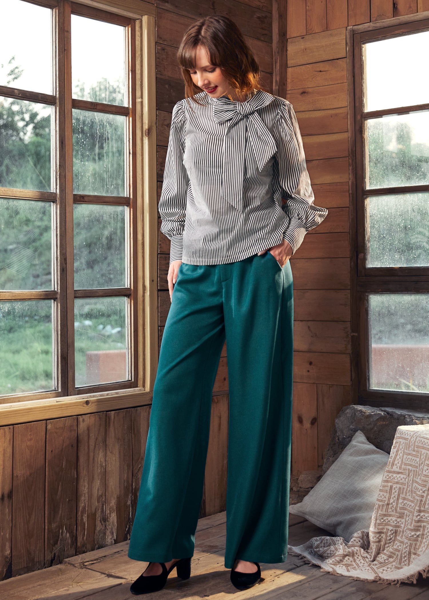 The Penmanship Bow Blouse