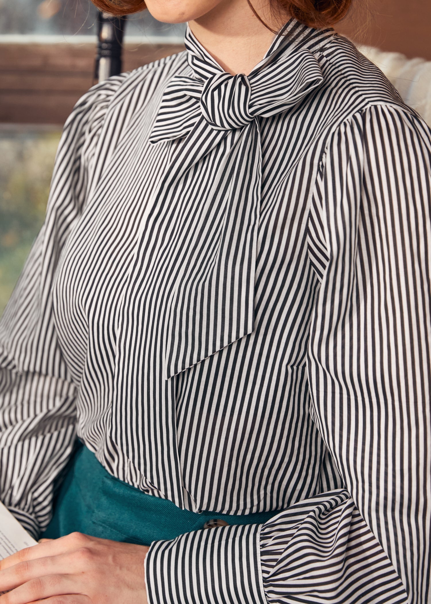 The Penmanship Bow Blouse