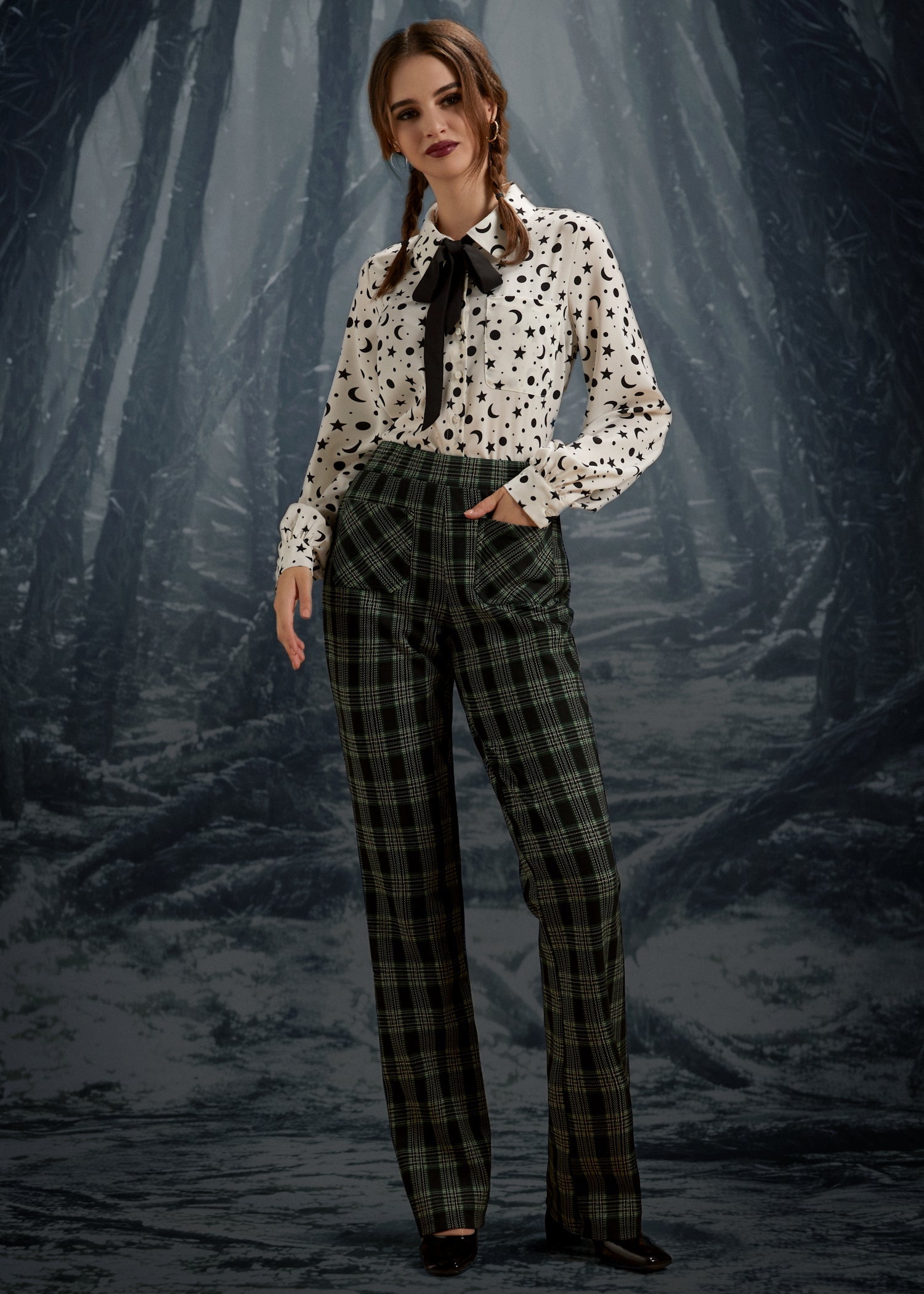 Enchanted Evening Collared Blouse