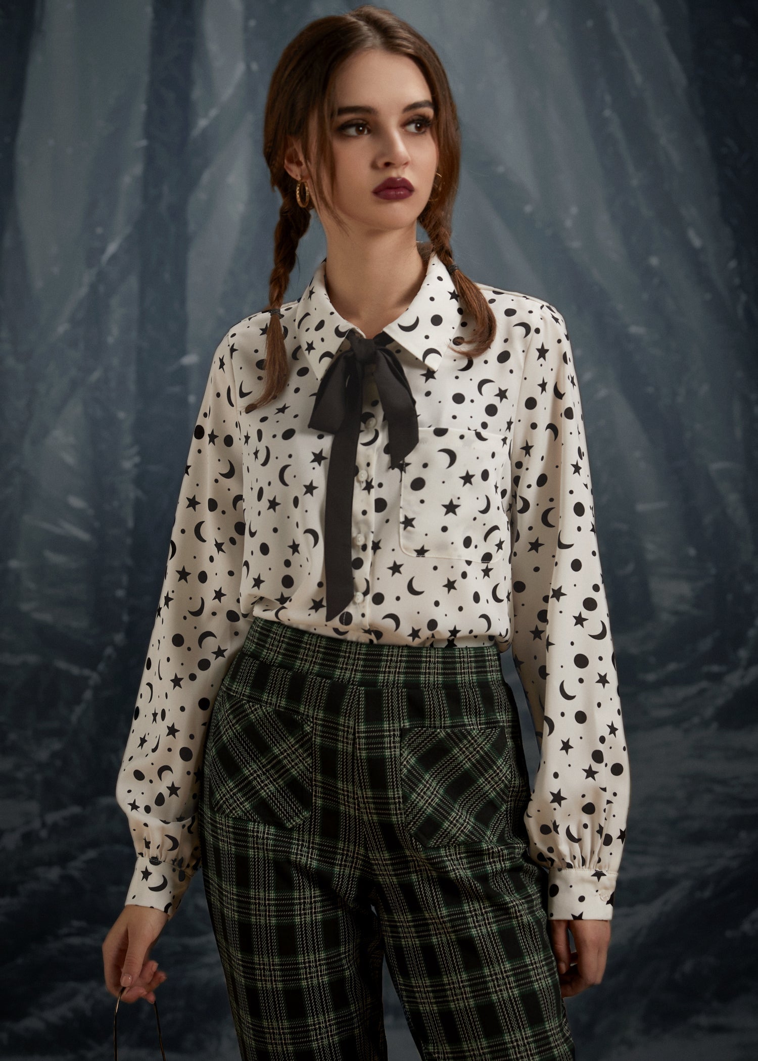 Enchanted Evening Collared Blouse