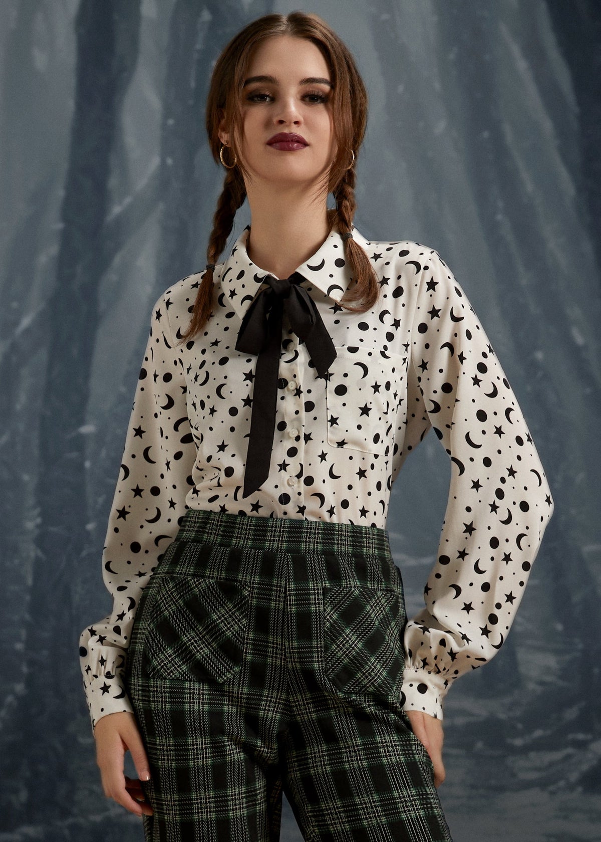 Enchanted Evening Collared Blouse