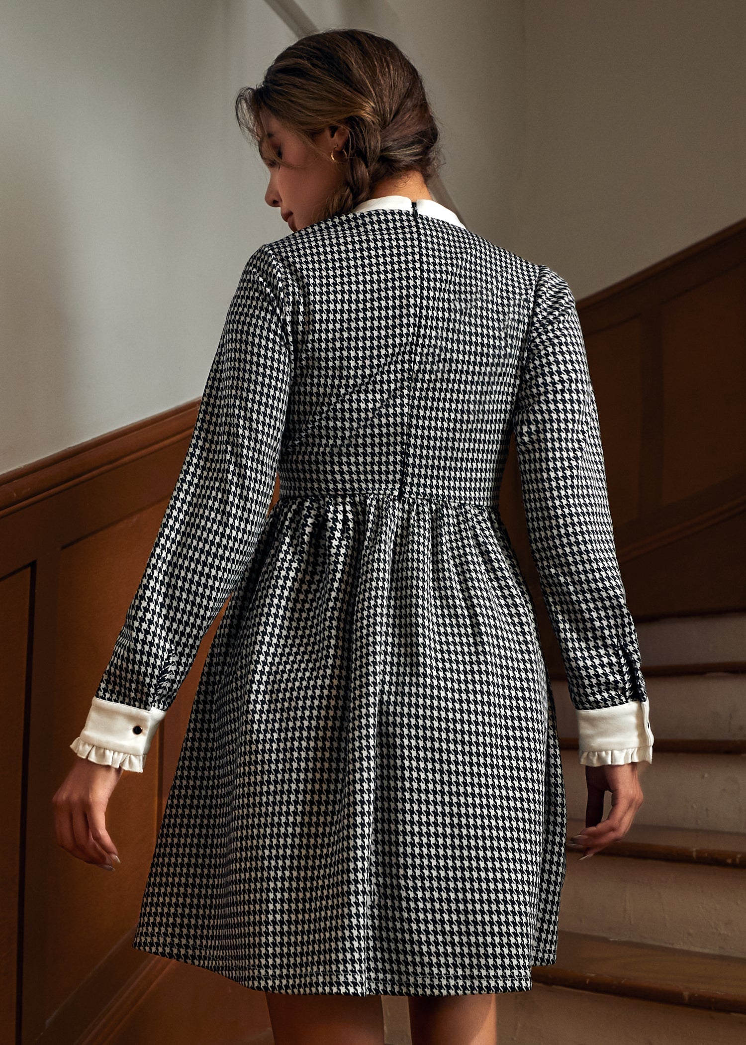 Houndstooth and Nail Dress