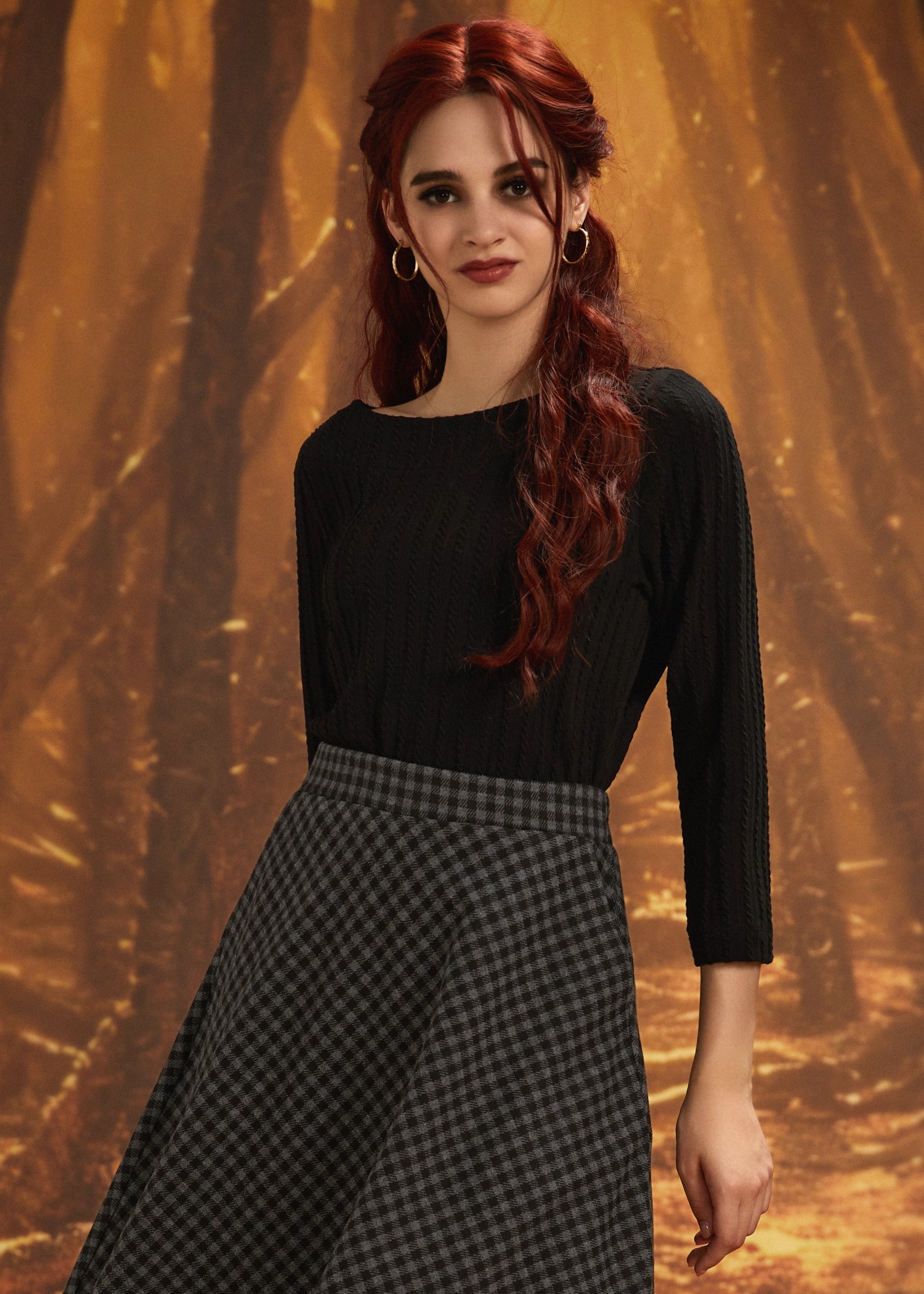 A Crisp Autumn Breeze Boatneck Top