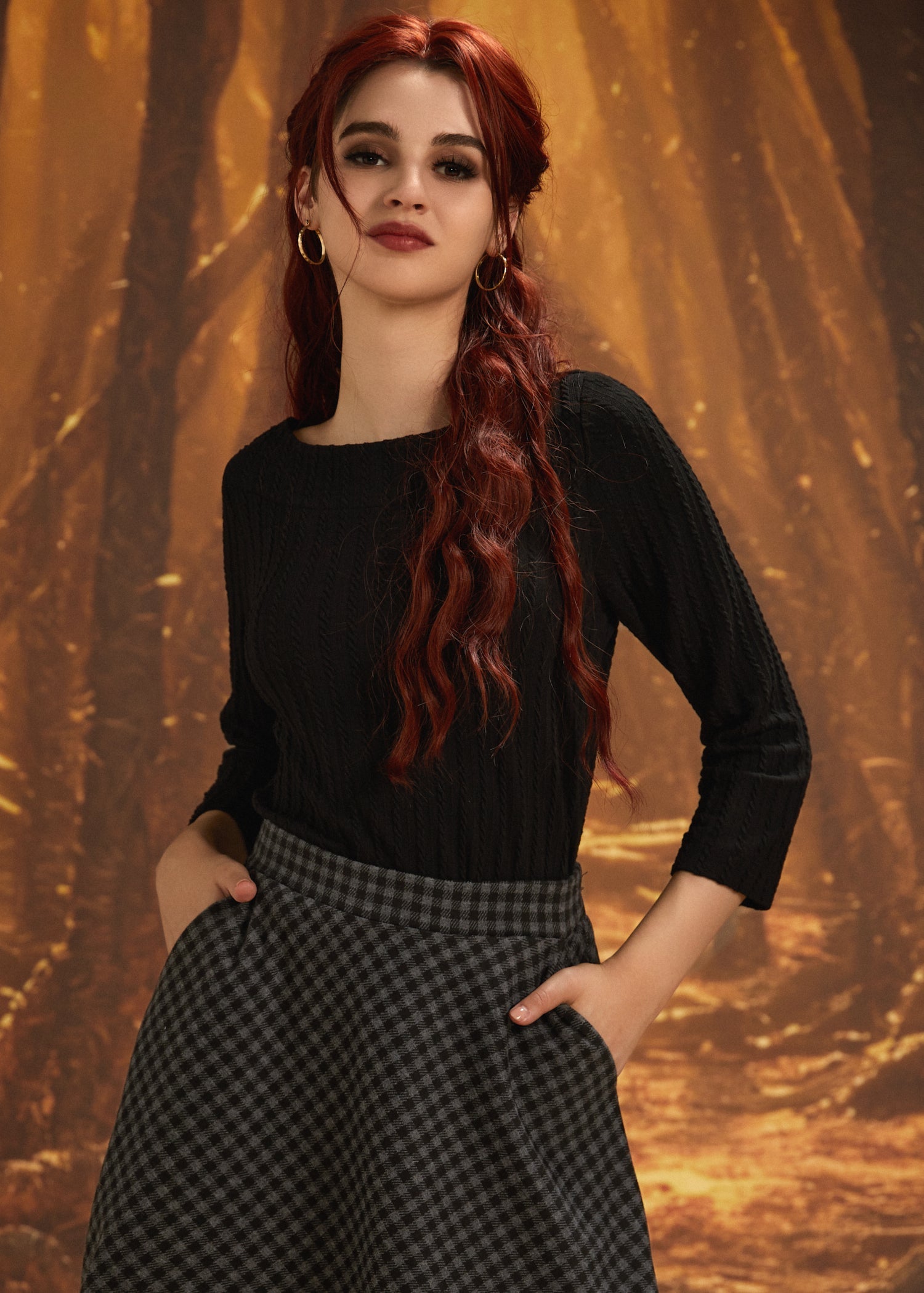 A Crisp Autumn Breeze Boatneck Top