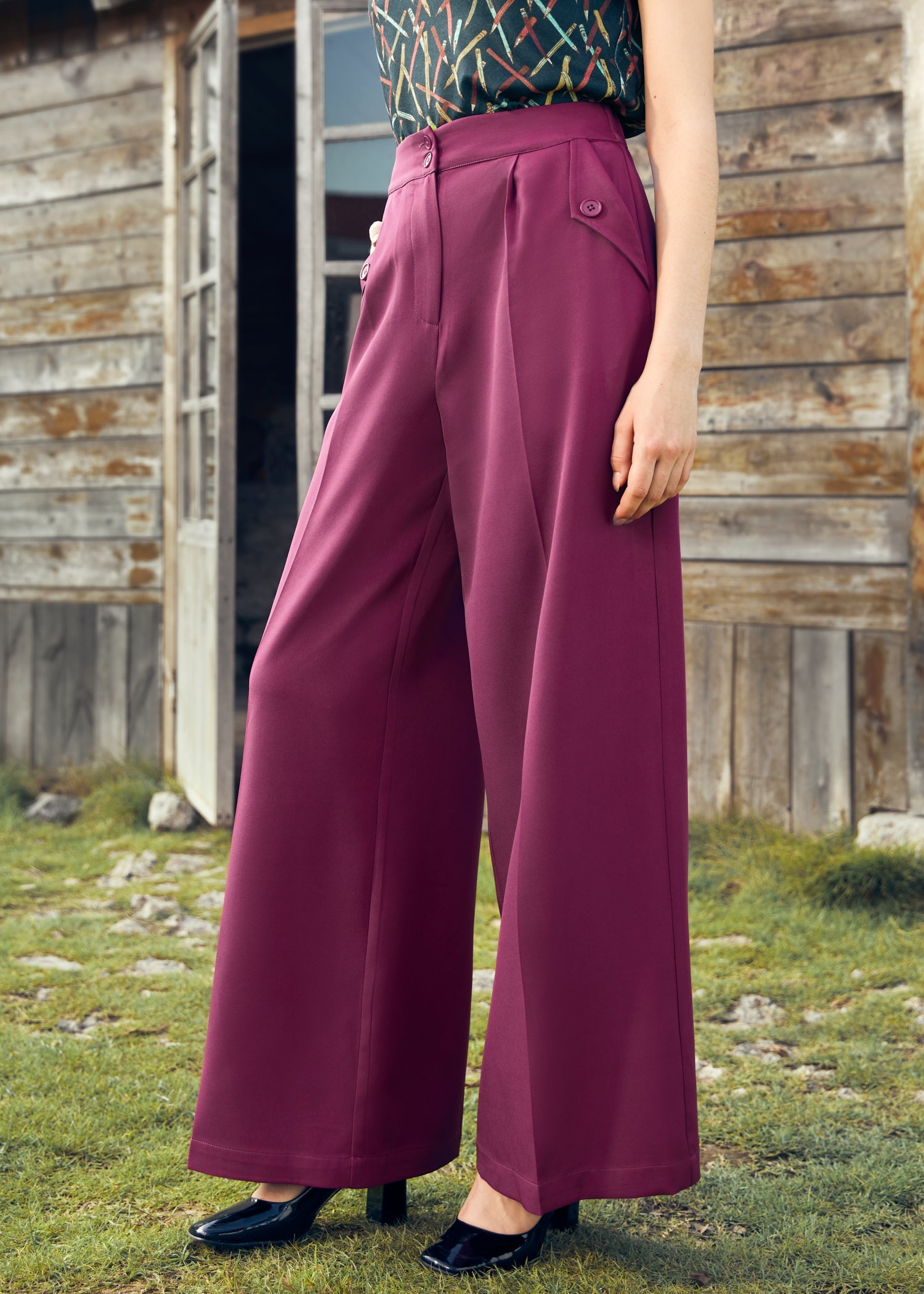 Lazy Afternoon Wide Leg Pants