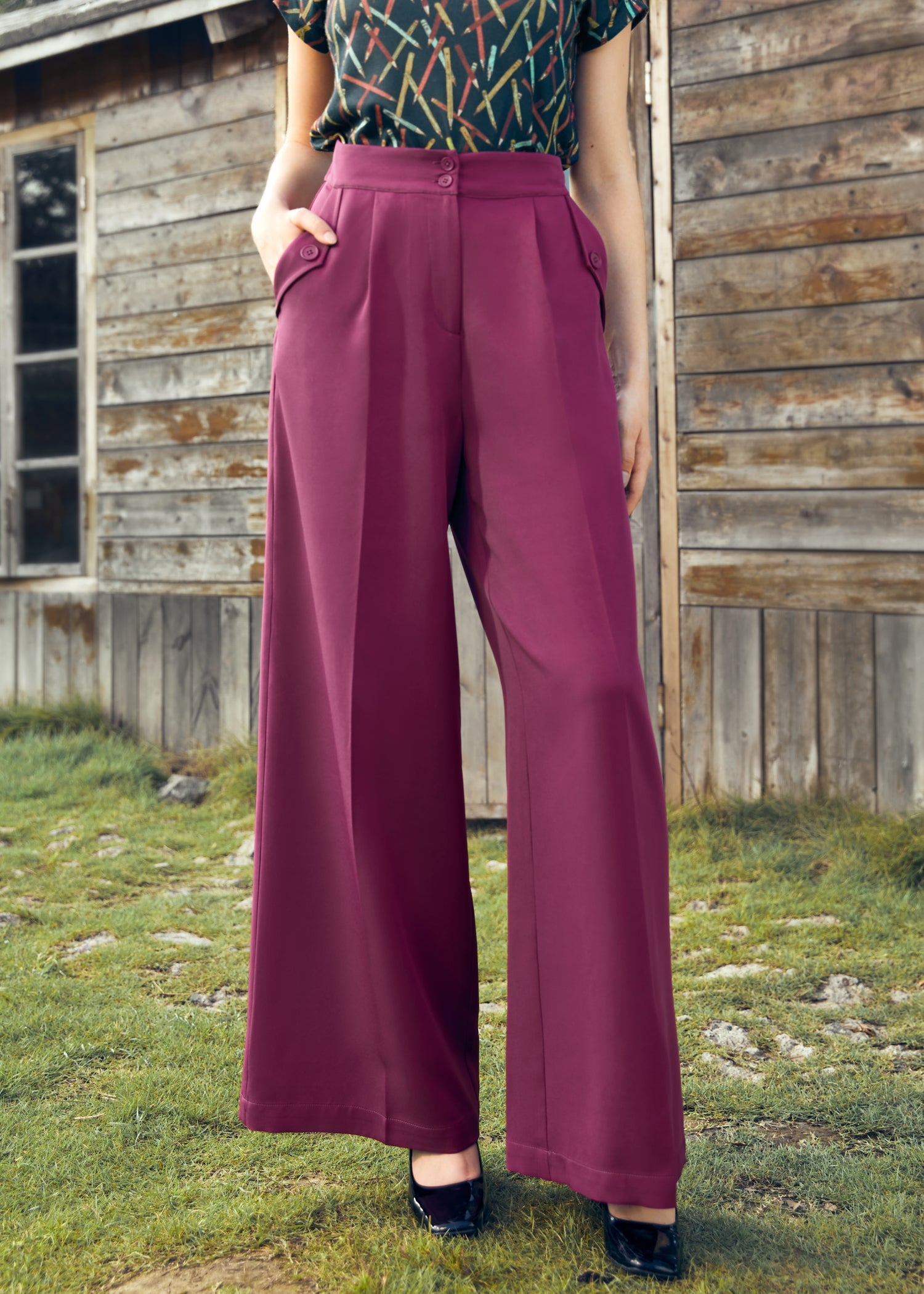 Lazy Afternoon Wide Leg Pants