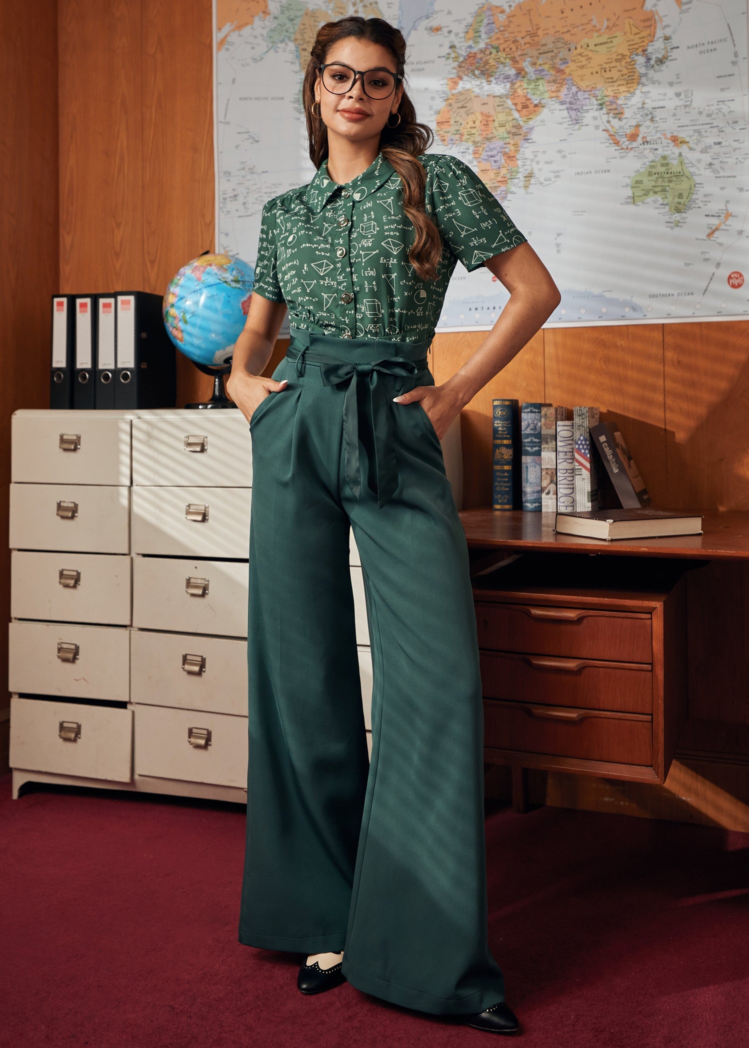 The Peplum Scholar Blouse