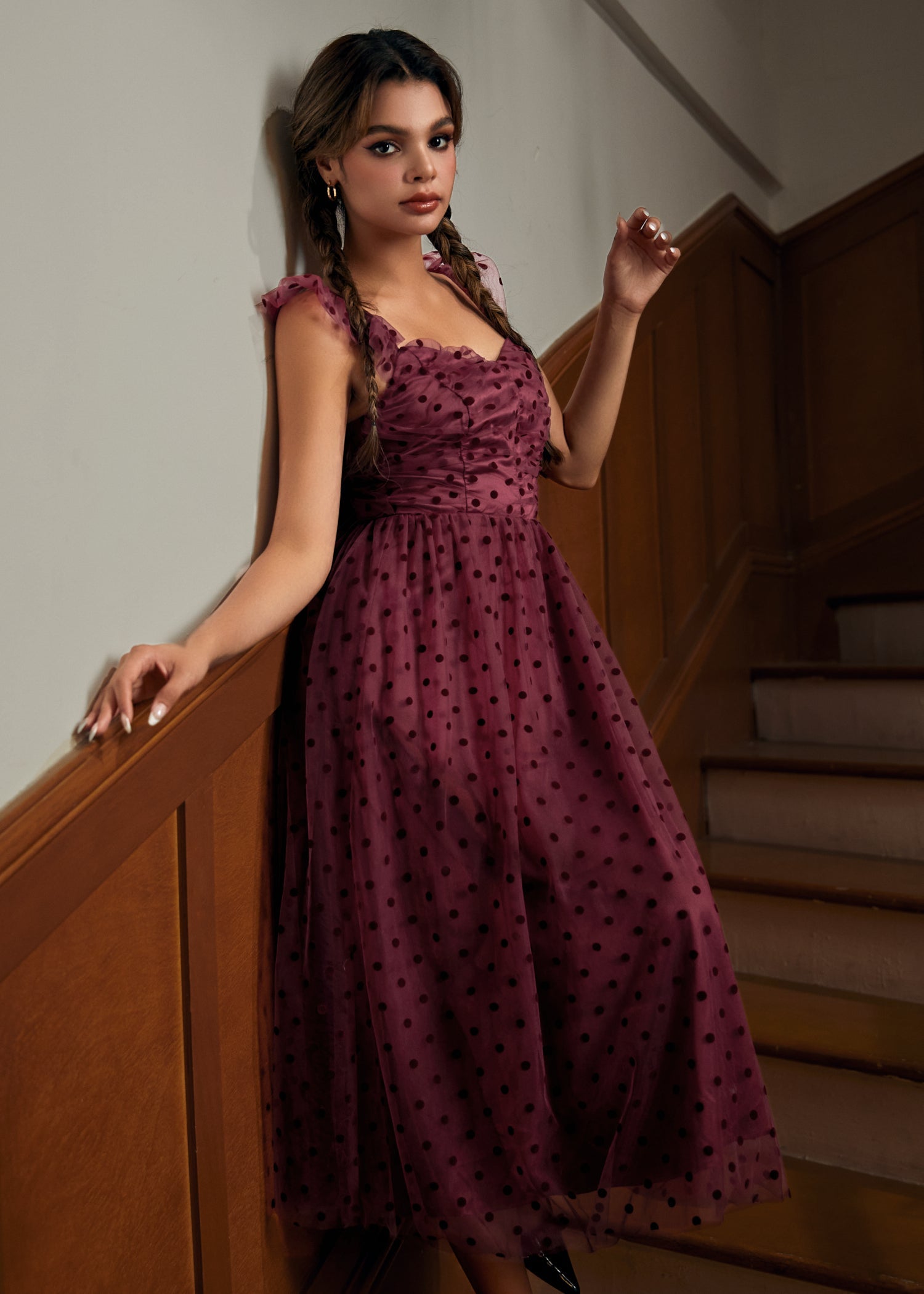 Midsummer Flutter Fit & Flare Dress