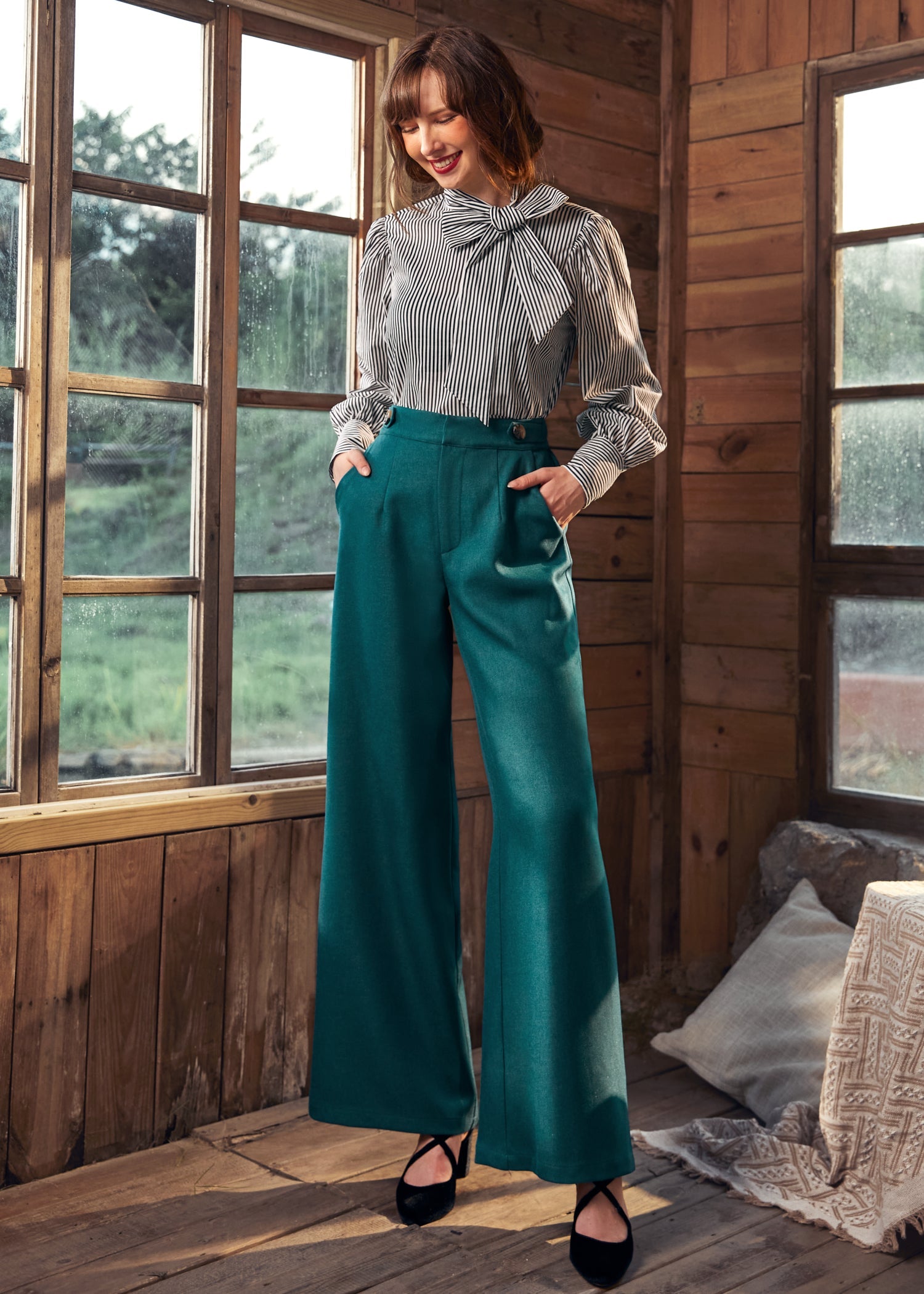 The Penmanship Bow Blouse