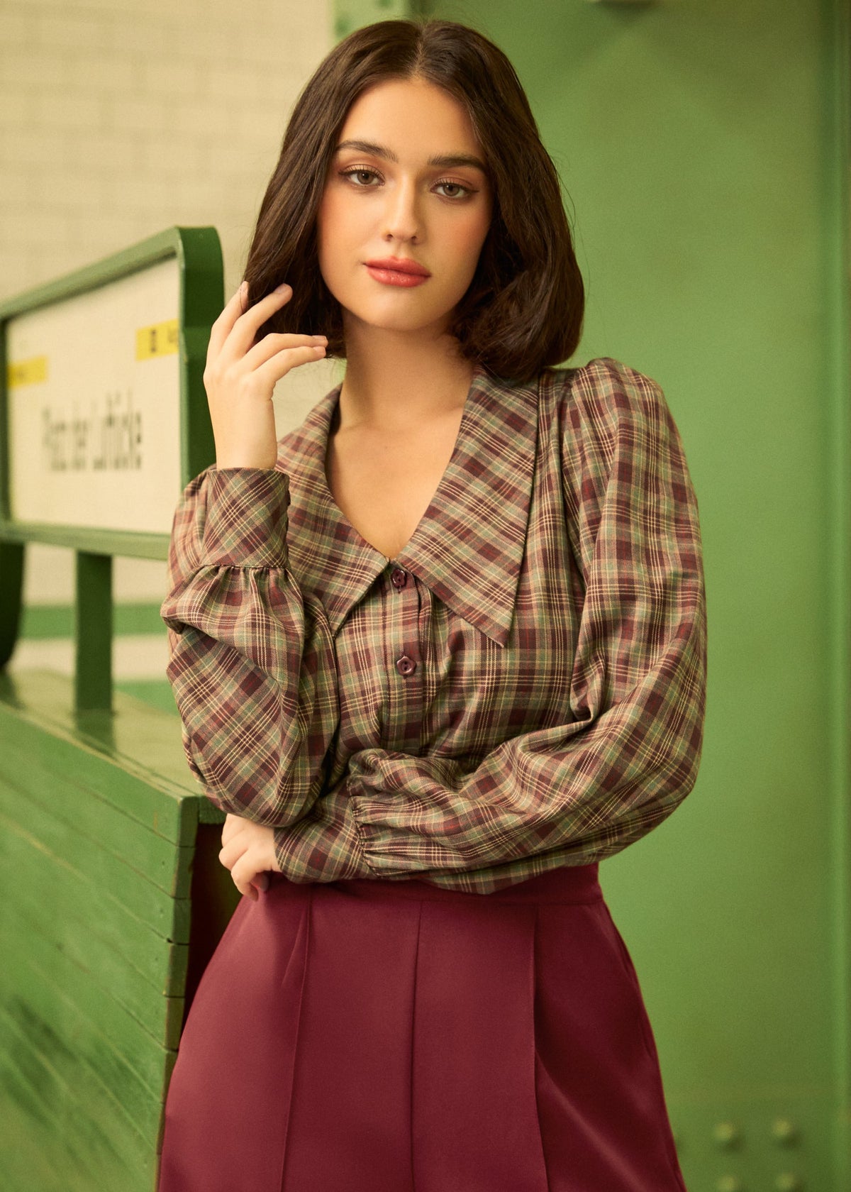 Petal Picnic Long Sleeve Blouse