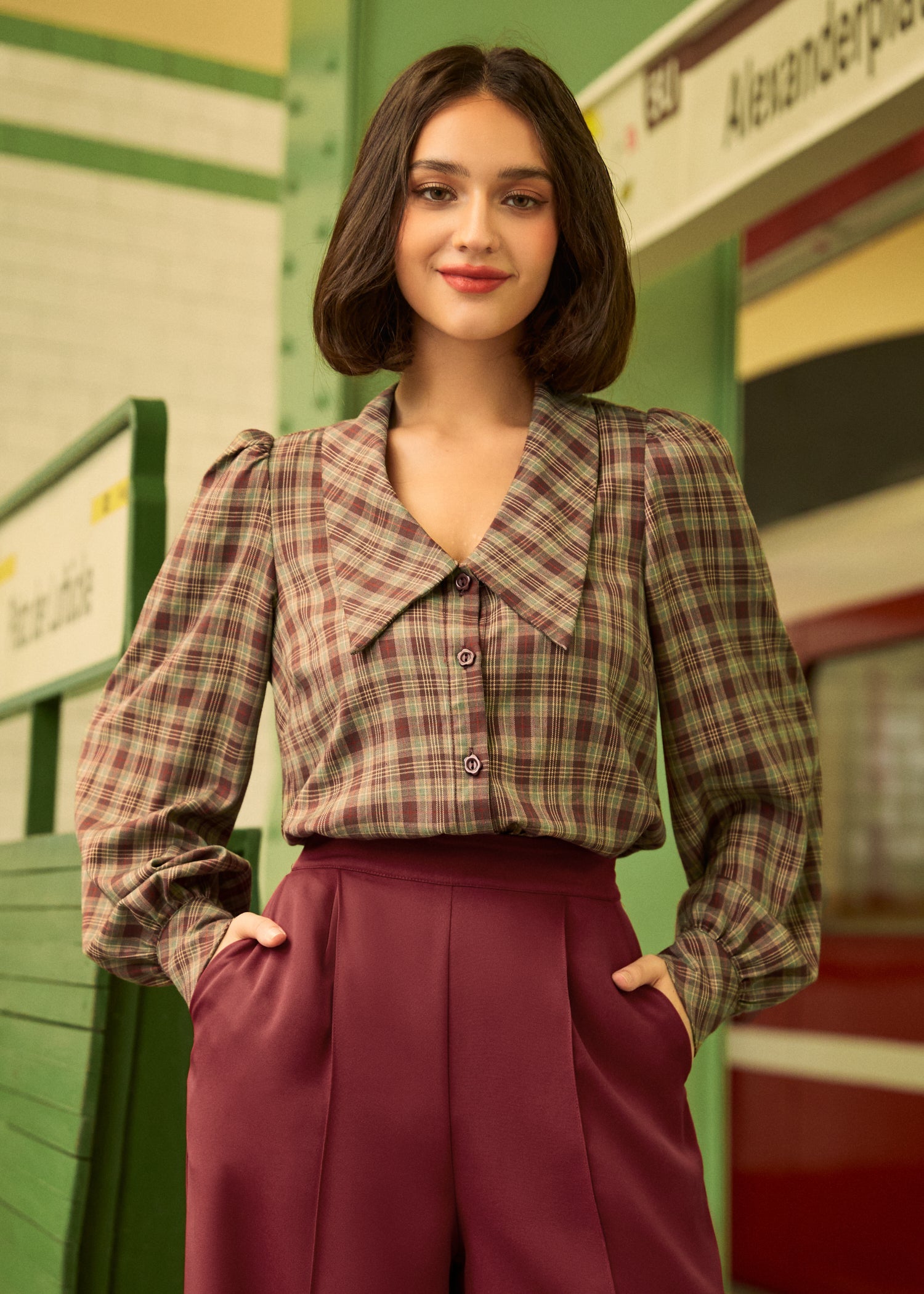 Petal Picnic Long Sleeve Blouse