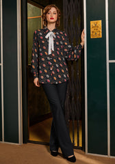 Enchanted Evening Collared Blouse