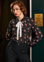 Enchanted Evening Collared Blouse