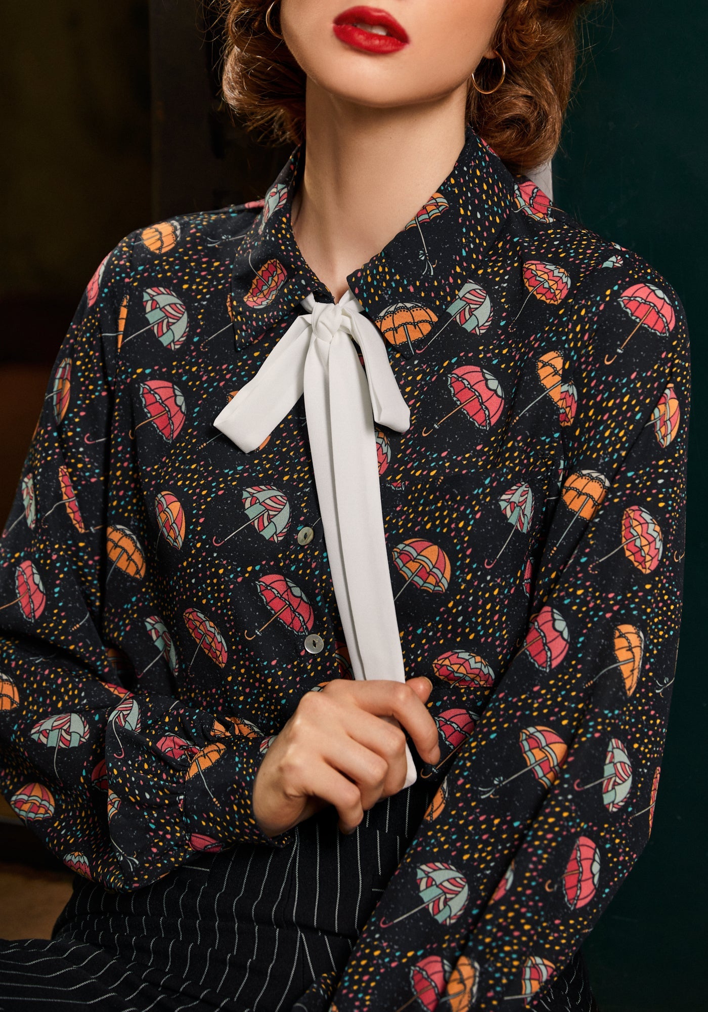 Enchanted Evening Collared Blouse