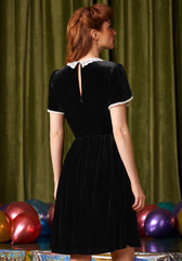 Victorian Whisper Lace Collar Dress