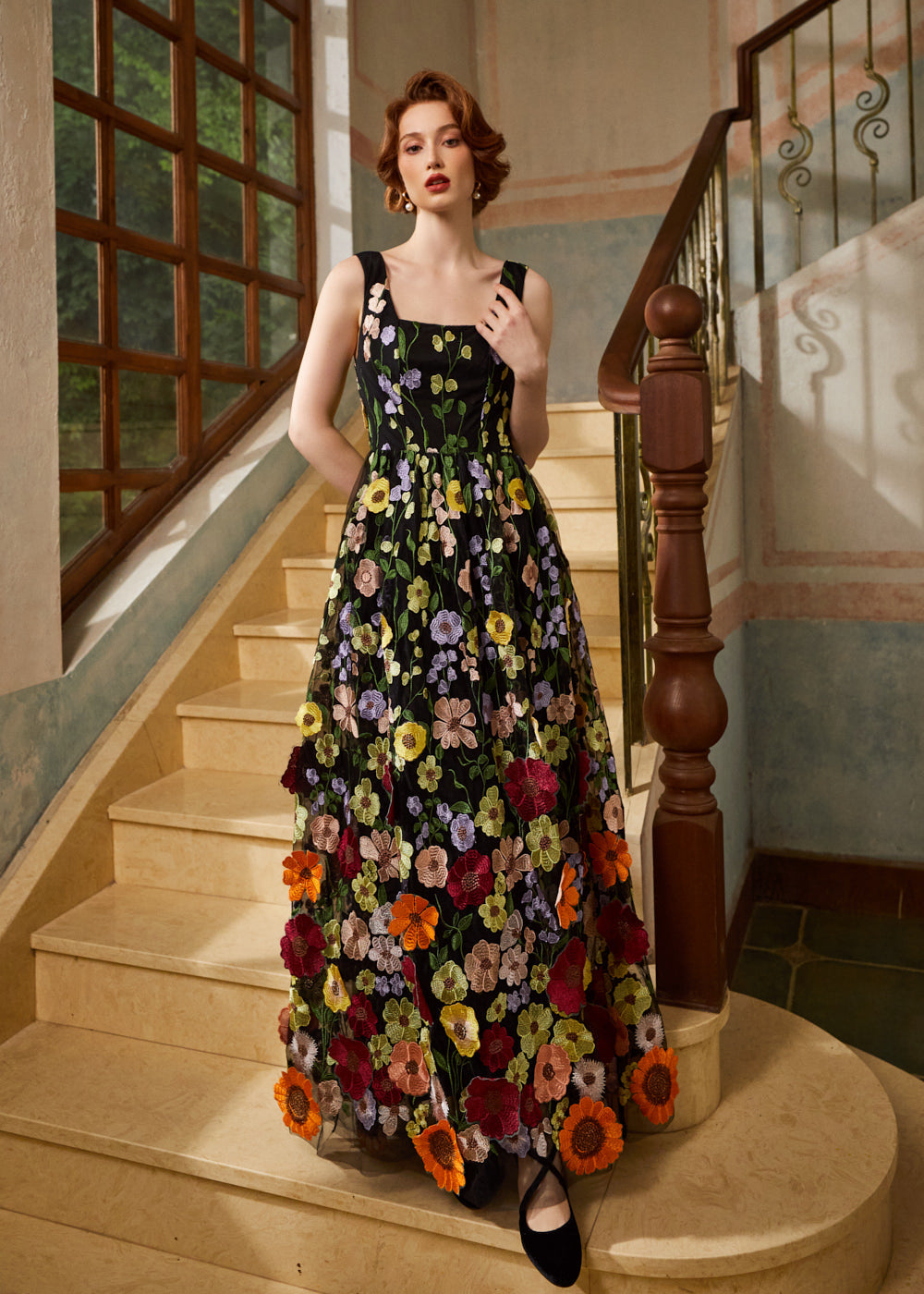 Drama in Bloom Maxi Dress