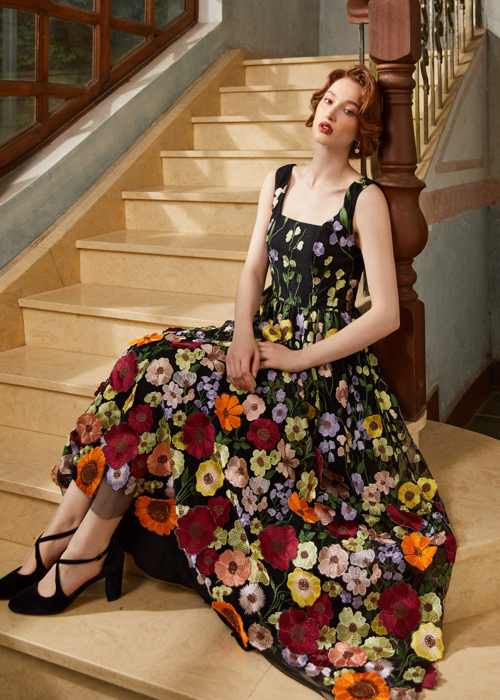 Drama in Bloom Maxi Dress