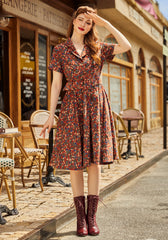 Rustic Elegance Casual Dress