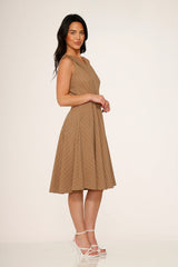 Camel Swing Dress
