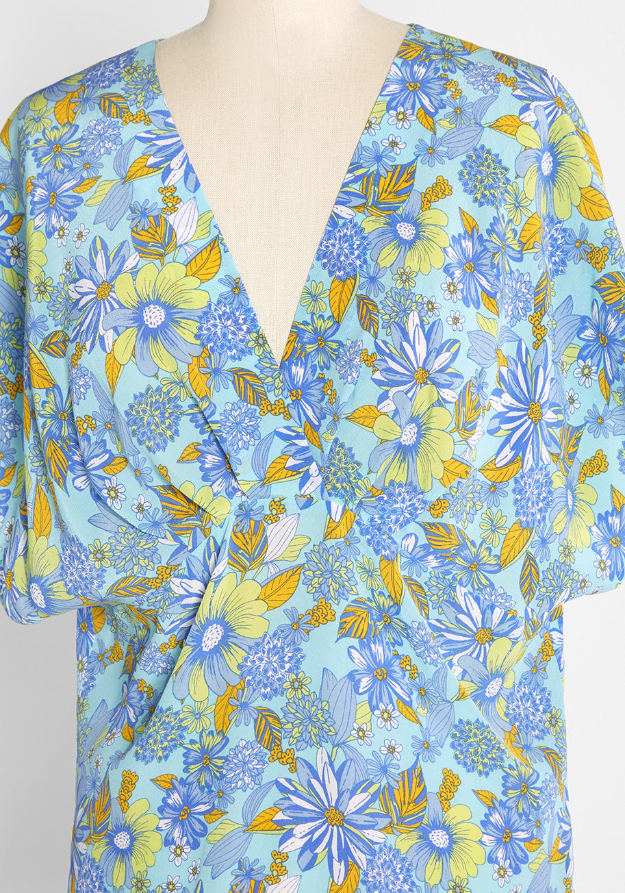 Day Vibe Doll Silk Dolman Top (Final Sale)