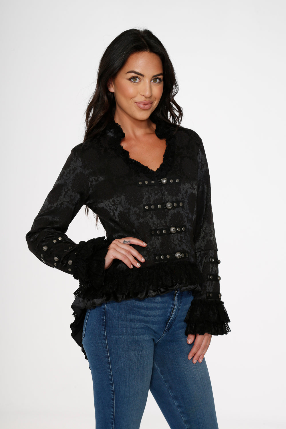 Black Victorian Tailed Jacket