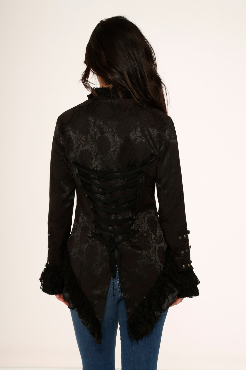 Black Victorian Tailed Jacket