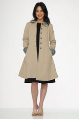 Camel Swing Coat