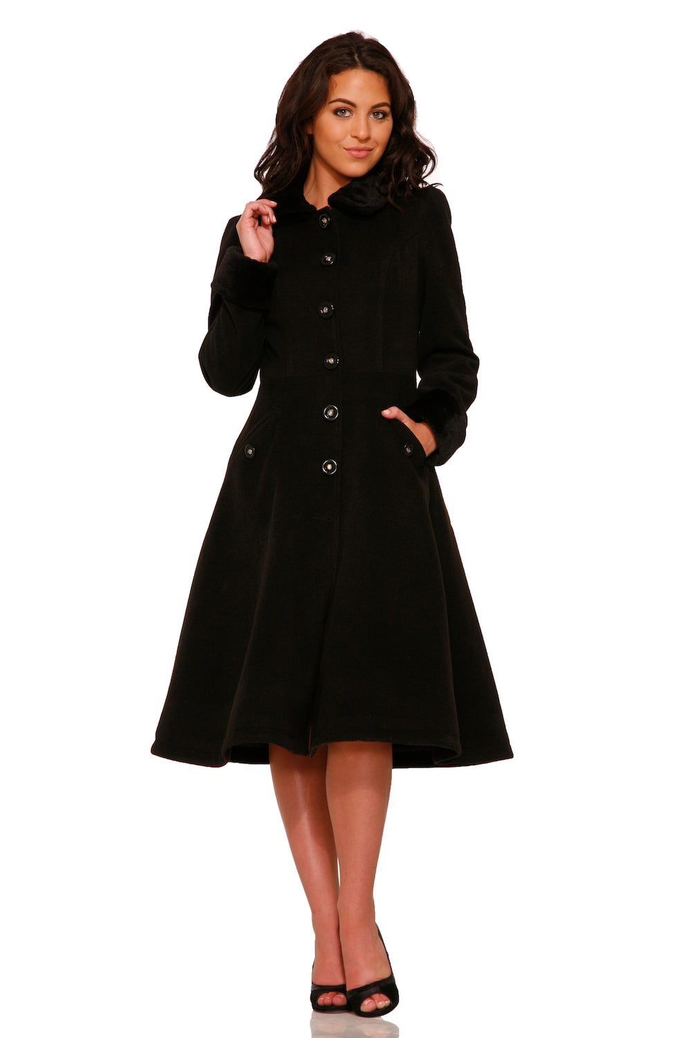Black Swing Coat