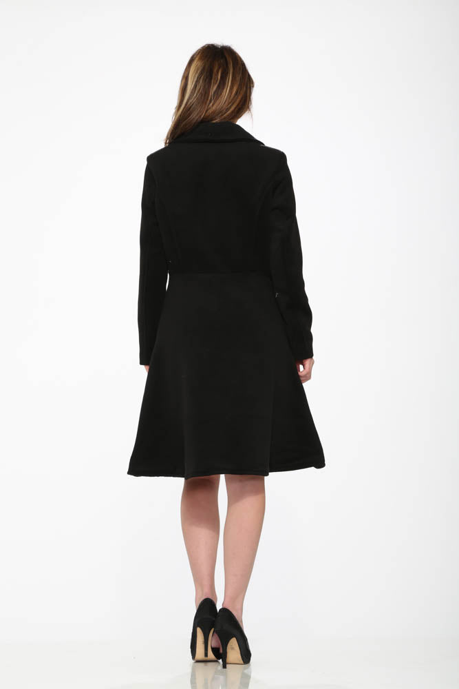 Katherine Coat in Black