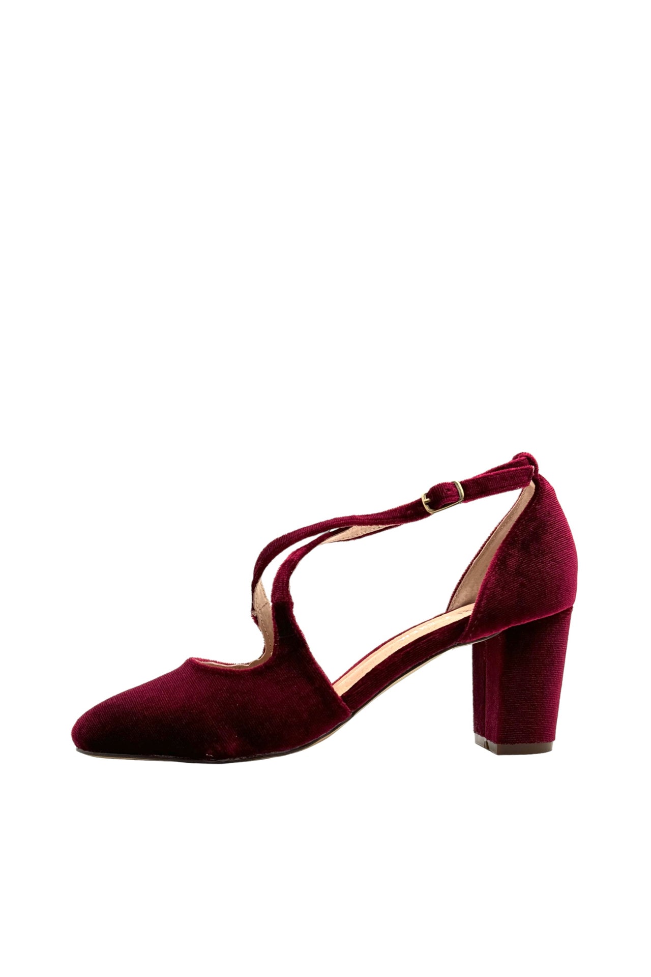 Oren Velvet Mary Jane Heels