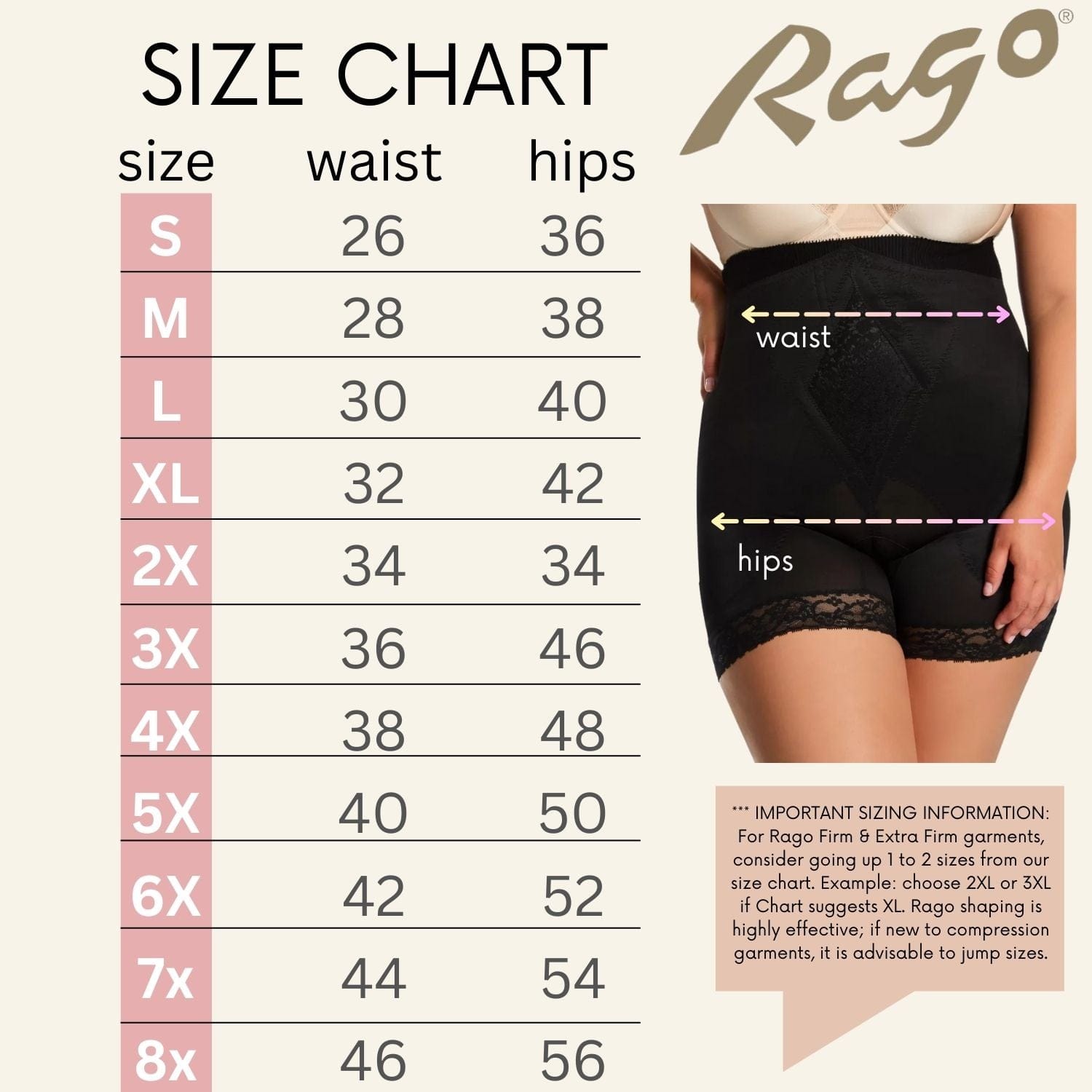 Style 6206 | High Waist Medium Control Thigh Slimmer | No Top Roll