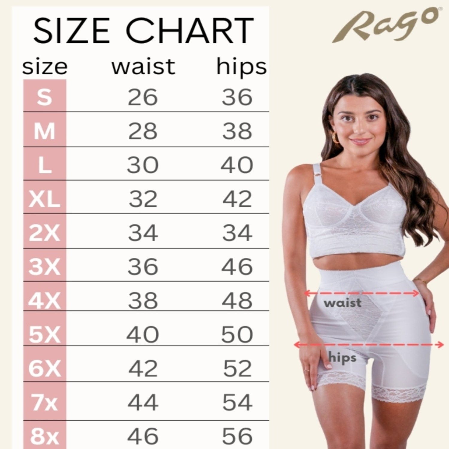 Style 6206 | High Waist Medium Control Thigh Slimmer | No Top Roll