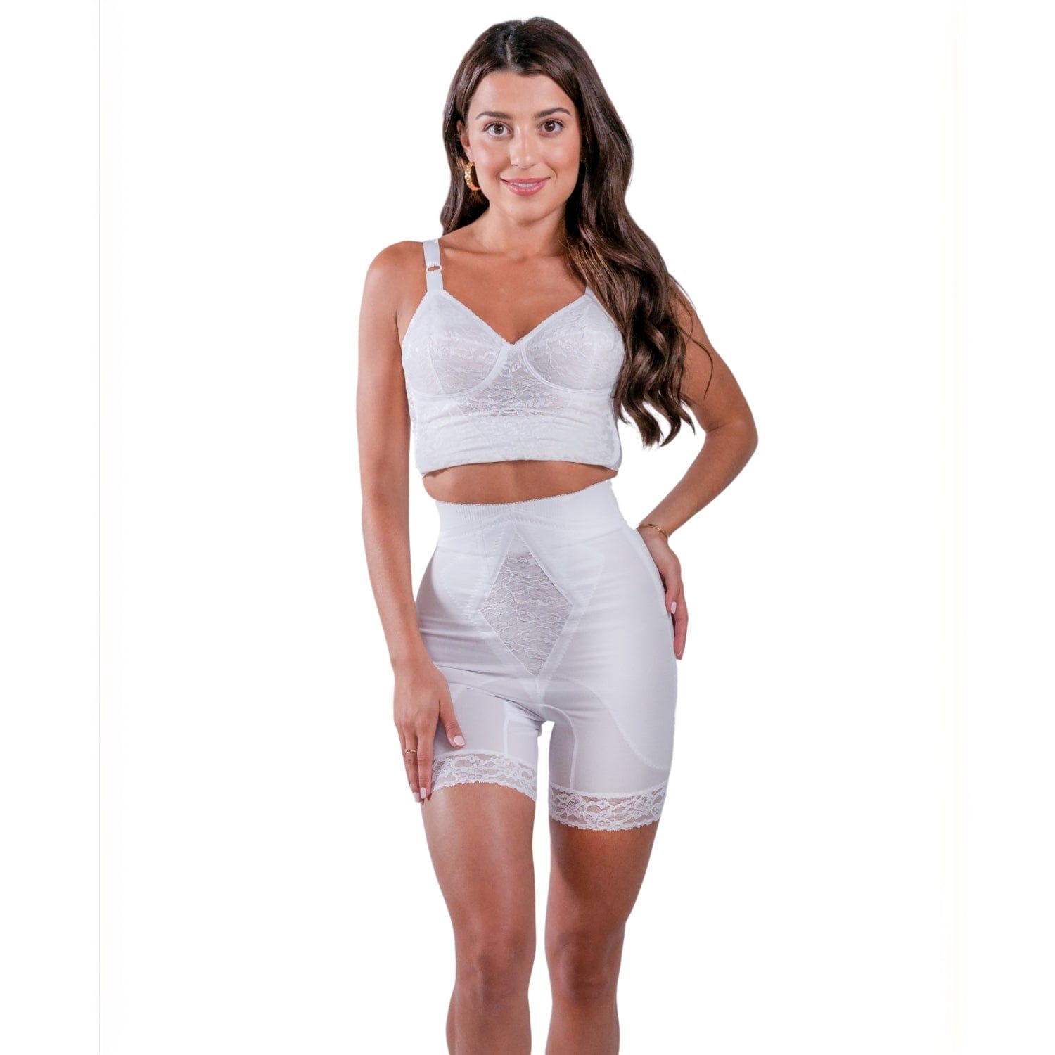Style 6206 | High Waist Medium Control Thigh Slimmer | No Top Roll