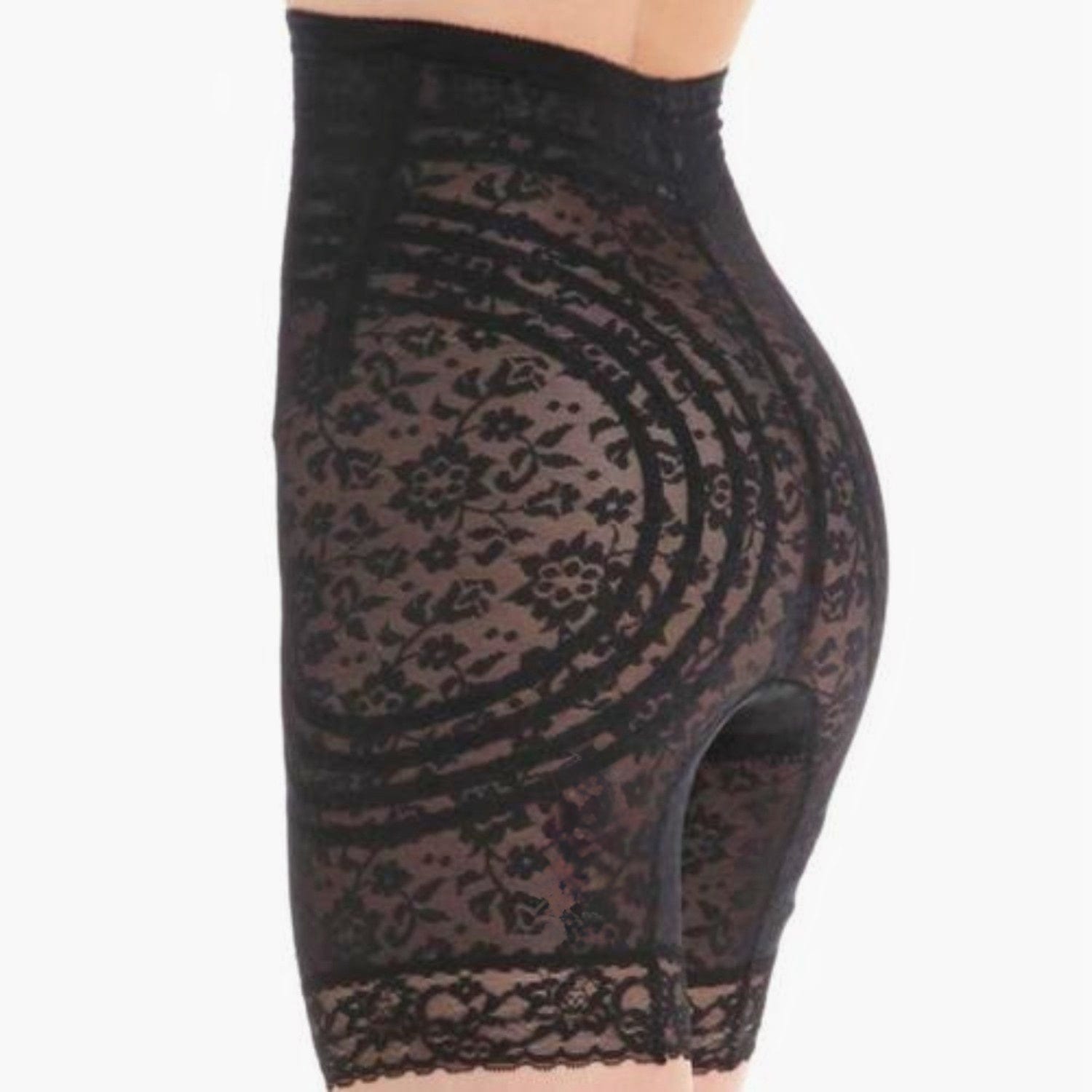 Style 6207 |  No Roll High Waist Lace Thigh Slimmer with Extra Firm Support