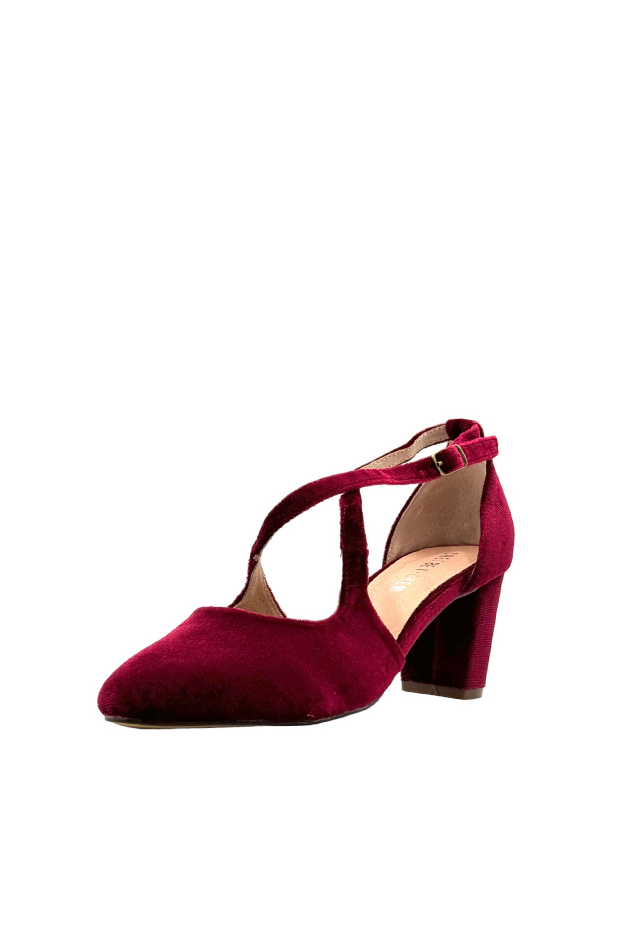Oren Velvet Mary Jane Heels