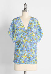 Day Vibe Doll Silk Dolman Top (Final Sale)