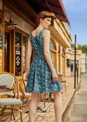 Dino Shorter Length Fit & Flare Dress
