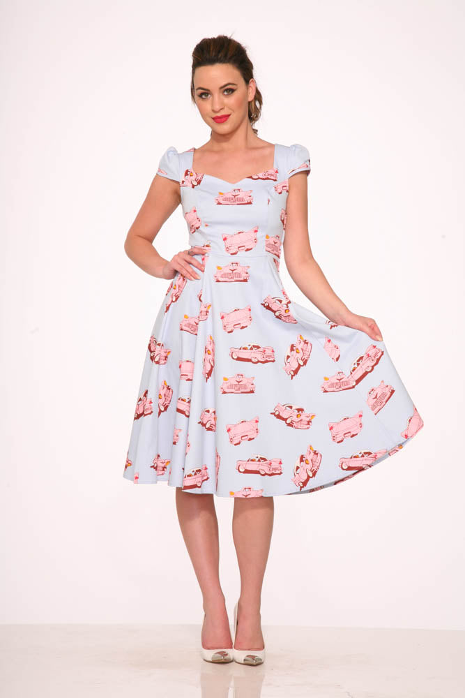Car Hop Swing Dress