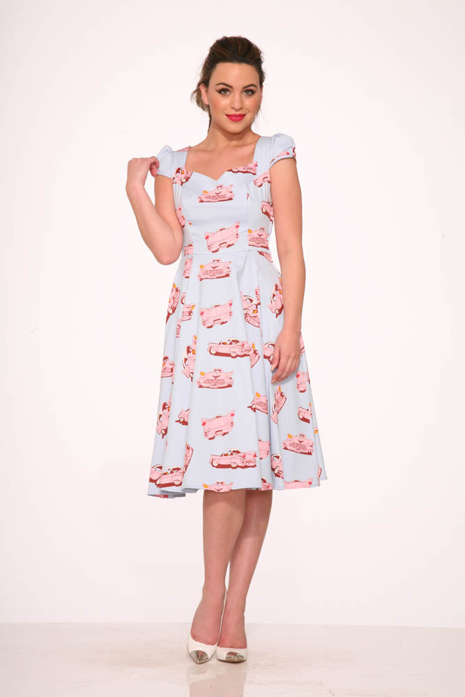 Car Hop Swing Dress