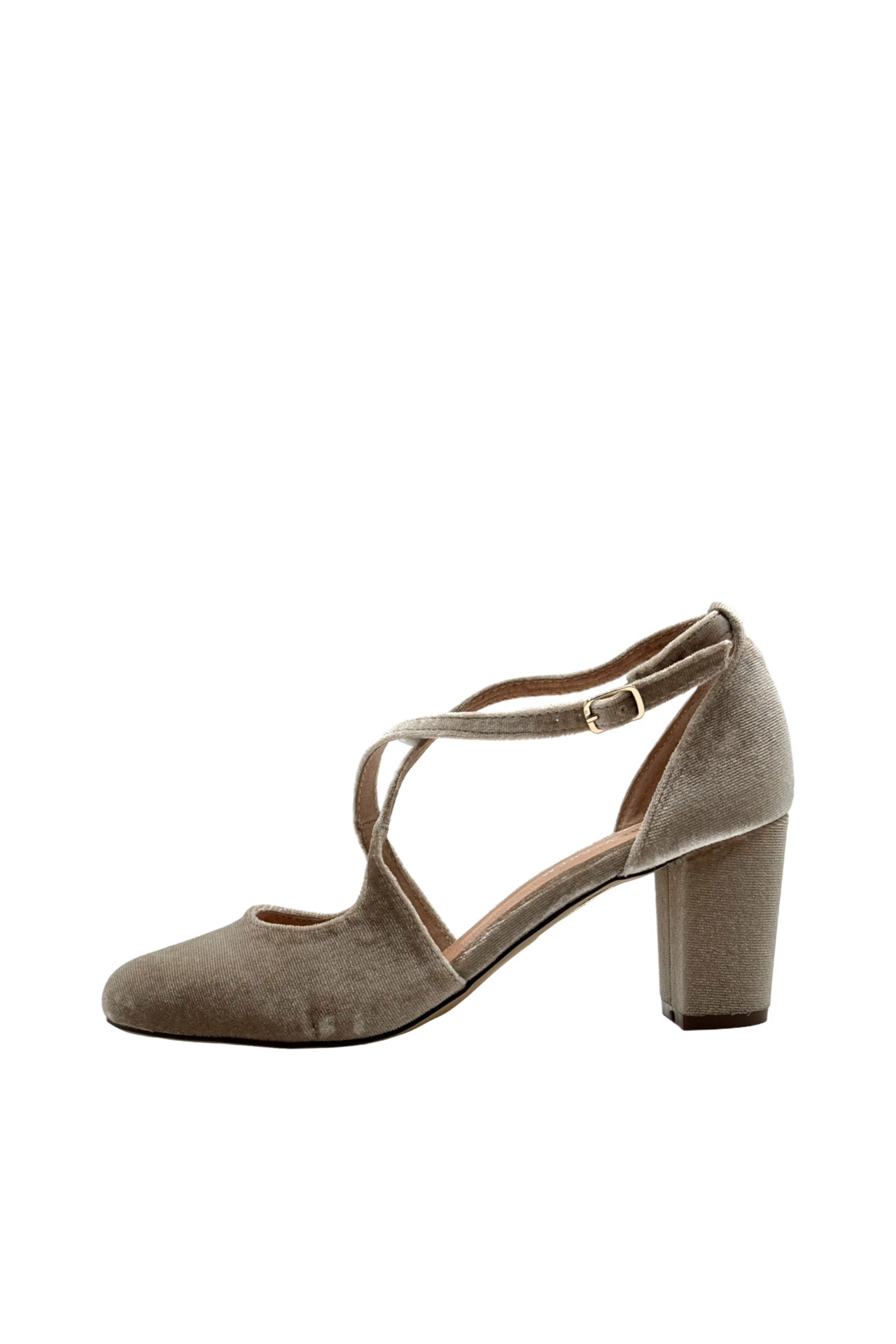 Oren Velvet Mary Jane Heels