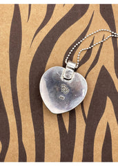 Billiard Ball #13 Heart Pendant Pink