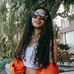 DISCRETION Oversized Sunglasses