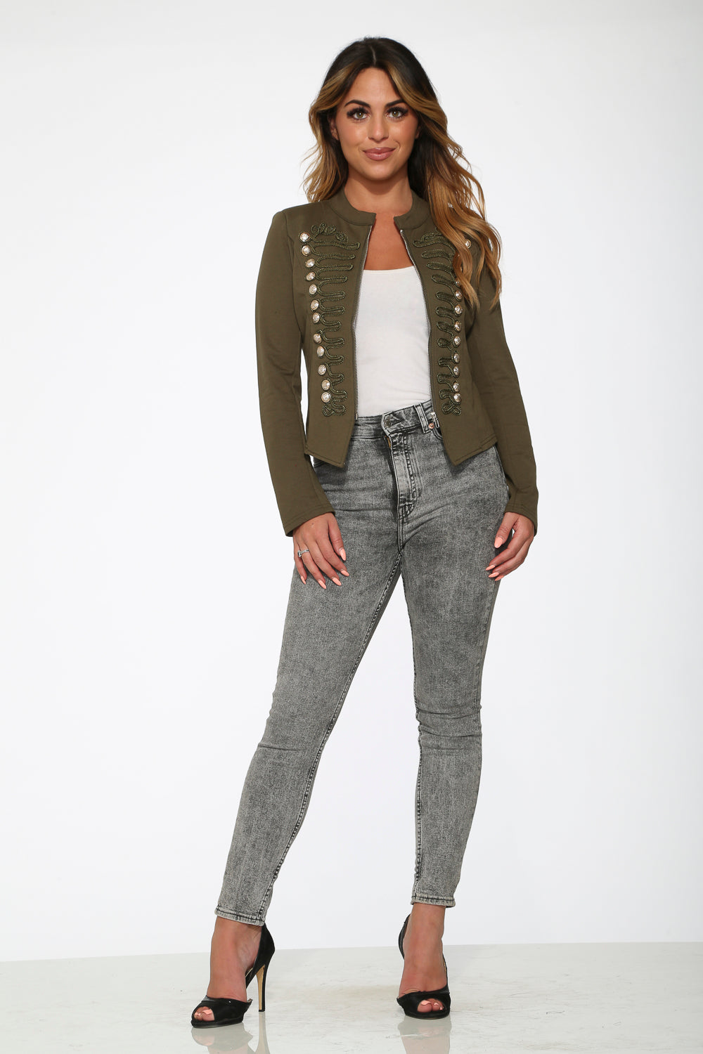Olive Military Jacket